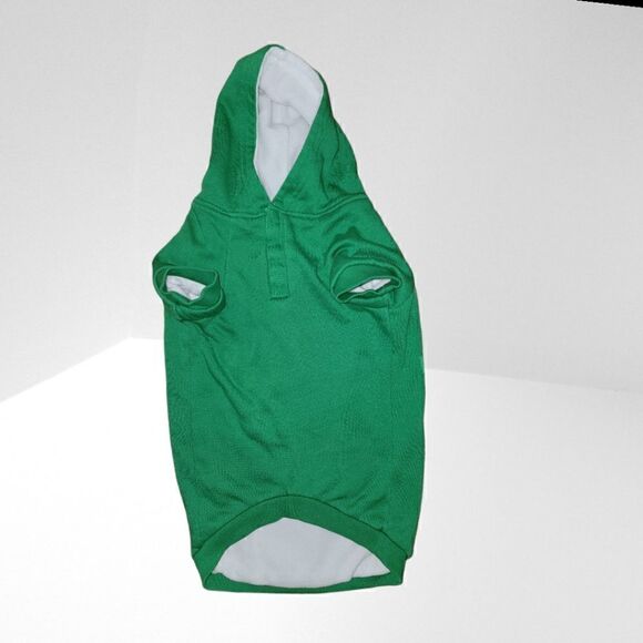 Dog Green Lined Hoodie Large (DG9) - Picture 2 of 7